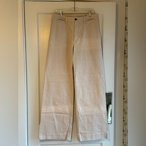 GAP high rise wide-leg khaki pant 12T (tall)